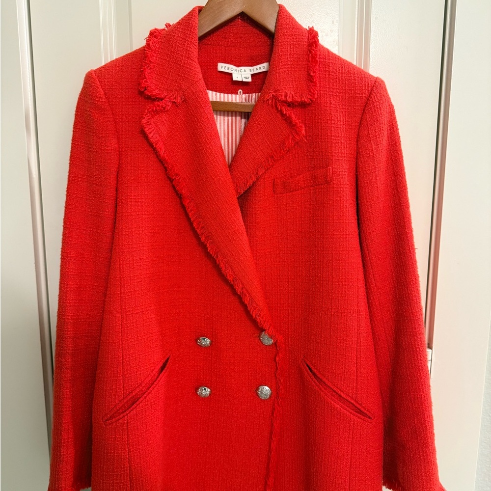 Veronica Beard Dickey Double-Breasted Blazer